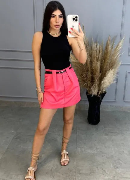 Short/Saia Laila Alfaiataria - Pink