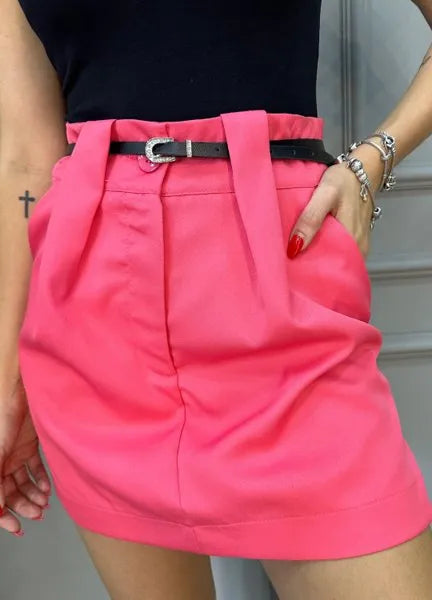 Short/Saia Laila Alfaiataria - Pink