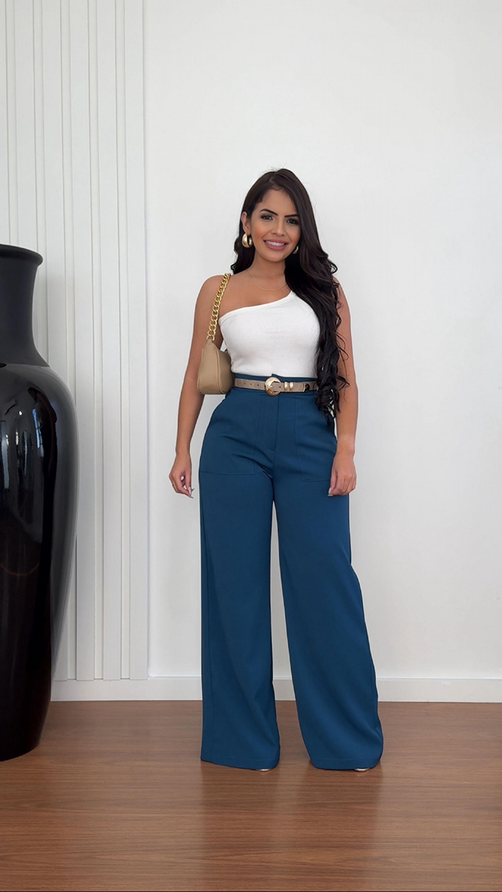 Calça Transpasse Elegance