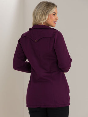 Casaco Feminino Sherpa Plus Size Pelinhos
