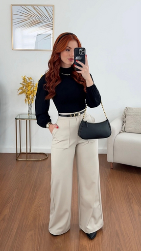 Calça Transpasse Elegance