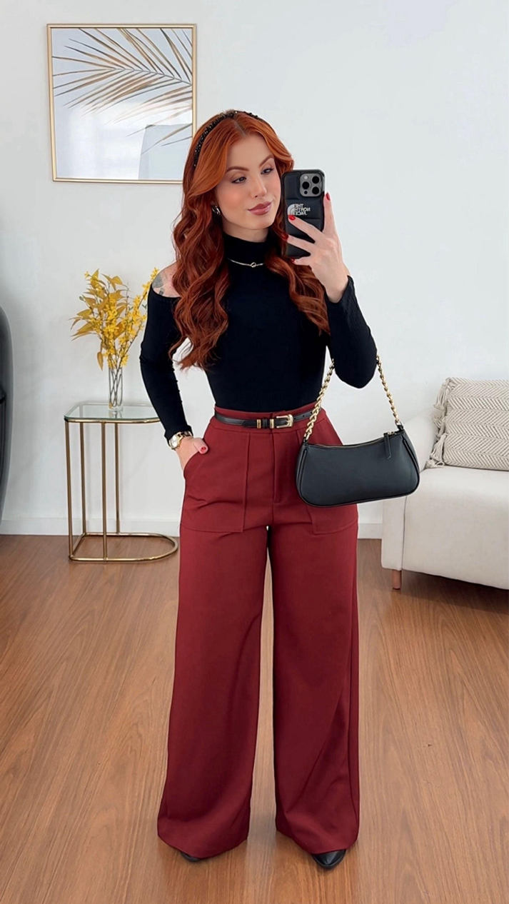 Calça Transpasse Elegance