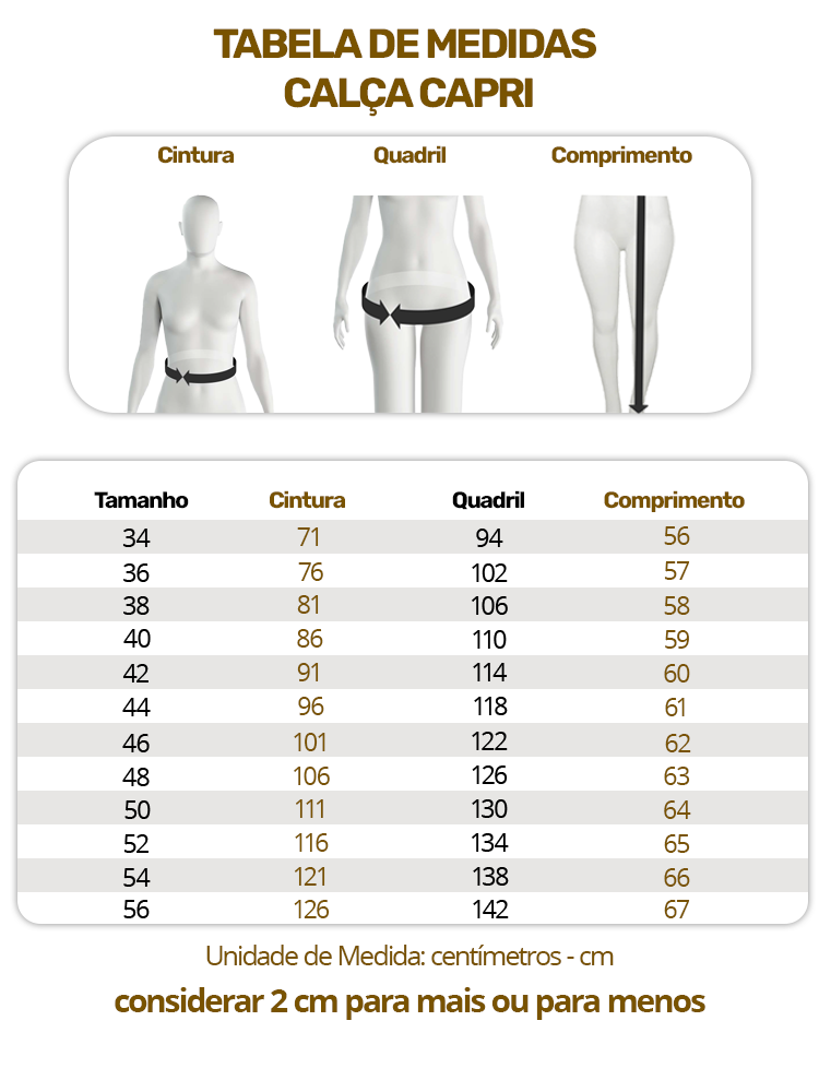 Calça Feminina Jeans Capri Estonada Modeladora