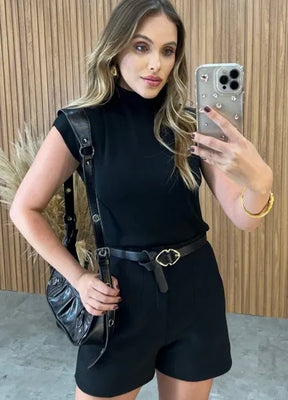 Short Madrid Luxo - Preto