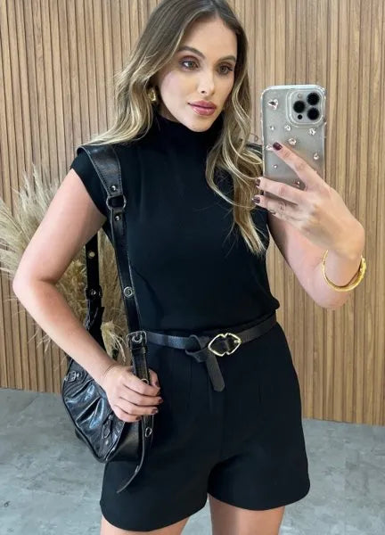 Short Madrid Luxo - Preto
