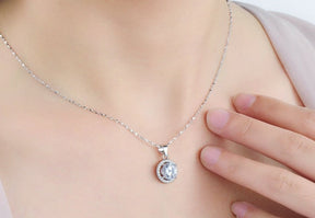 Colar em Prata 925 Luxury Redondo Zircônia